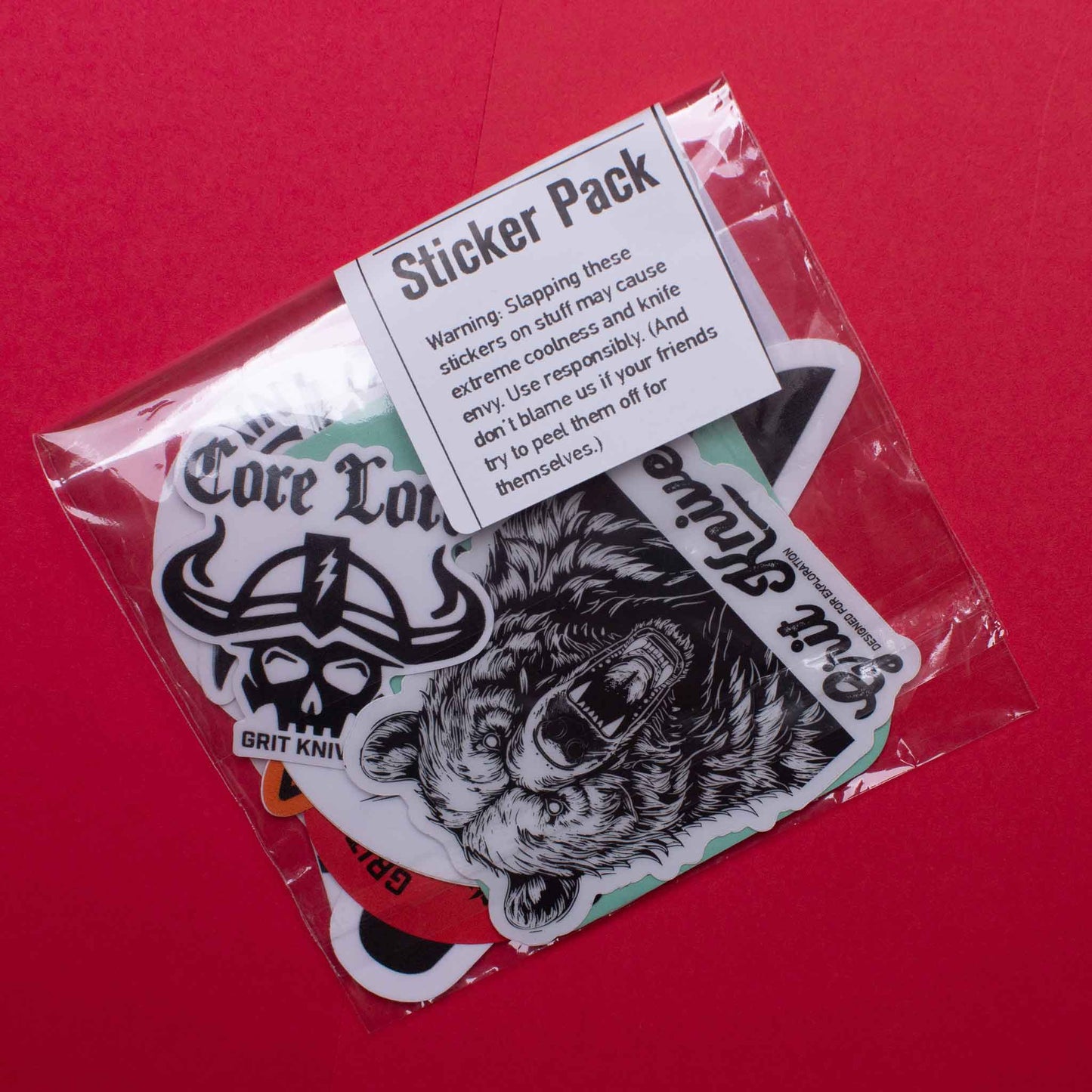 Grit Knives Sticker Pack