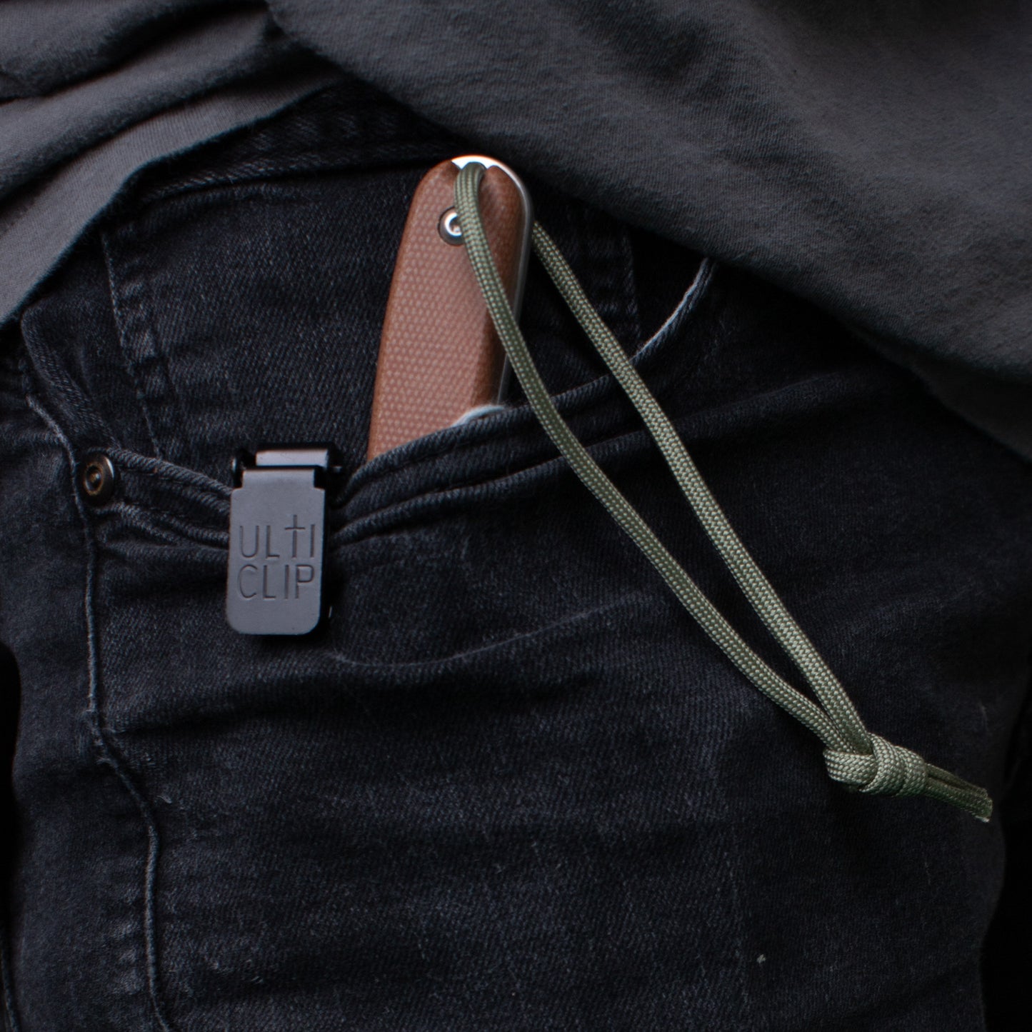 Slim EDC Fixed Blade Pocket Clip