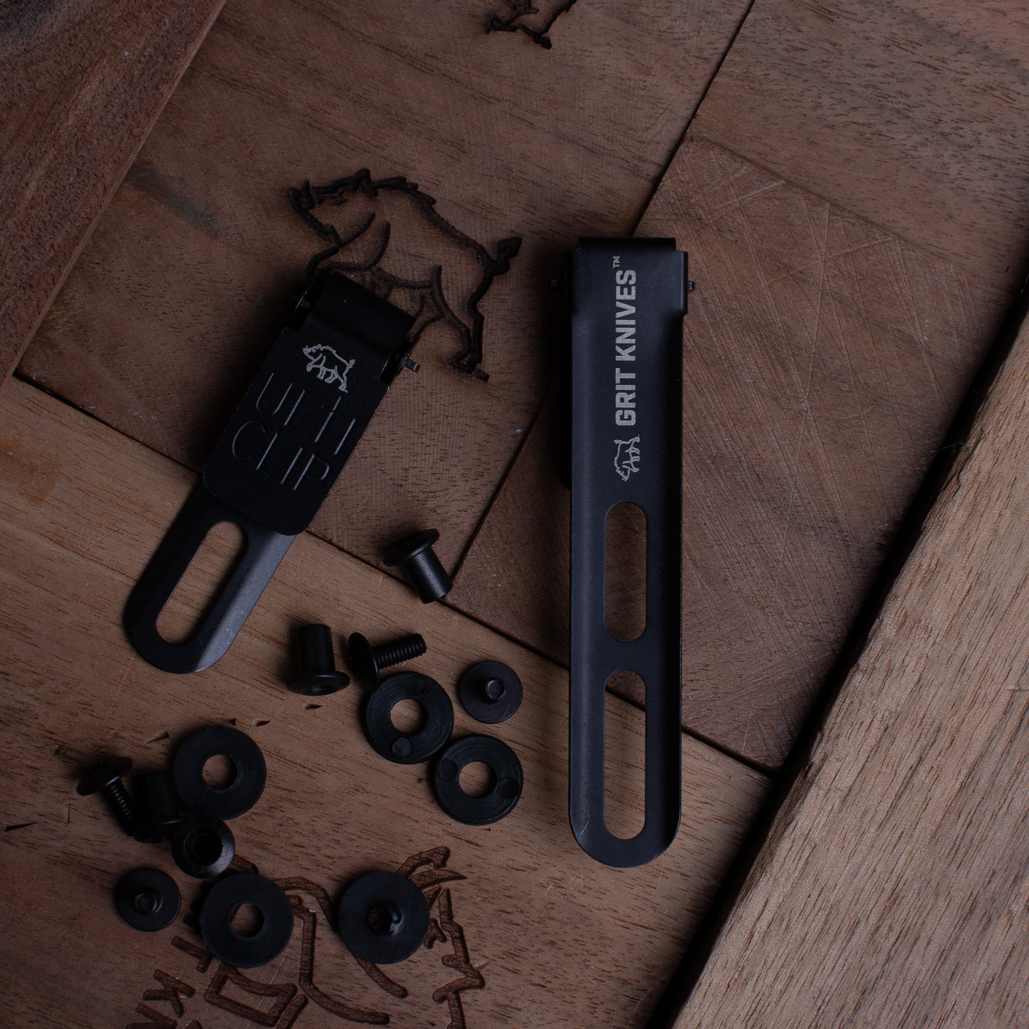 Slim EDC Fixed Blade Pocket Clip
