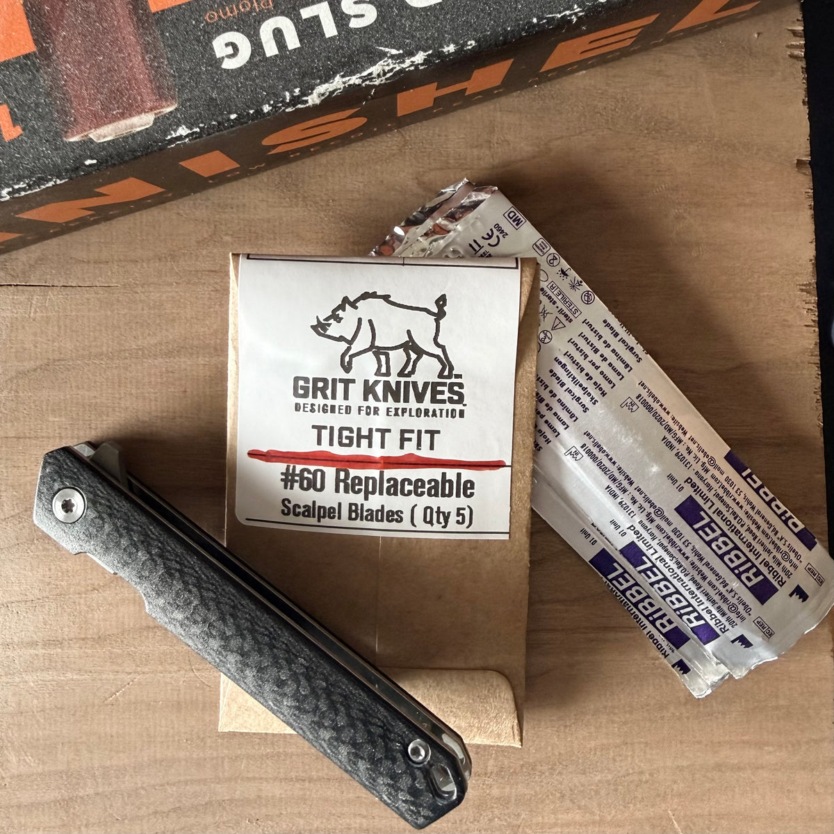 #60 TIGHT FIT Replaceable Scalpel Blades ( Qty 5)